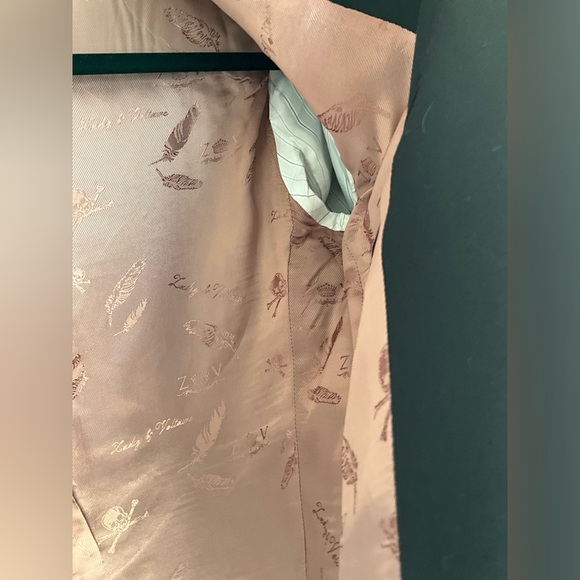 NWT 🏷 ZADIG & VOLTAIRE VEDY STRASS SKULL BLAZER IN BLACK SIZE 36 - Picture 5 of 12